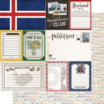 Scrapbook Customs - Iceland - DS Journal paper