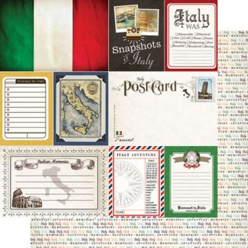 Scrapbook Customs - Italy - DS Journal paper