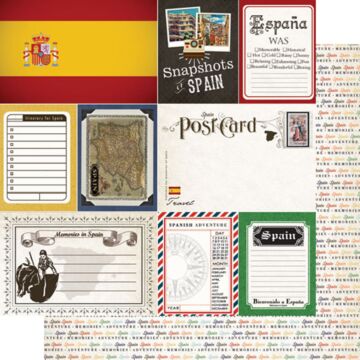 Preorder Scrapbook Customs Spain - DS Journal Paper