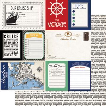 Scrapbook Customs ALASKAN CRUISE - DS JOURNAL 12x12 PAPER