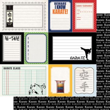 Scrapbook Customs - Karate - DS Sports Journal Paper