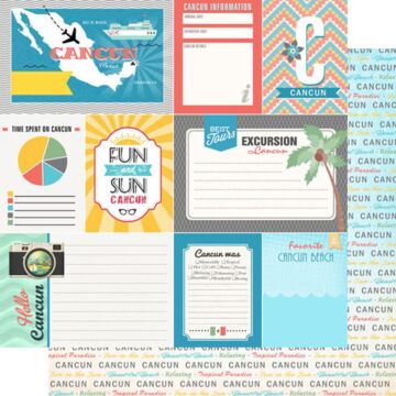 Scrapbook Customs Cancun Tropical DS Journal Paper Double-Sided Paper 12 x 12
