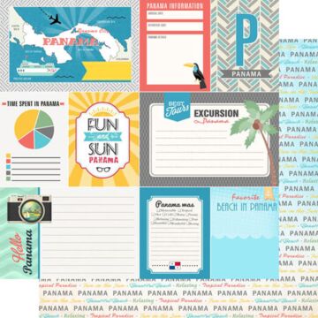 Scrapbook Customs - Double Sided Paper 12 x 12 - Panama Tropical DS Journal