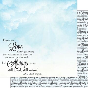 Preorder Scrapbook Customs In Loving Memory Paper