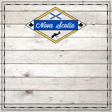 Preorder Scrapbook Customs Nova Scotia Wood Sightseeing Paper