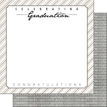 Celebrating Graduation DS (Double-Sided Paper 12 x 12)