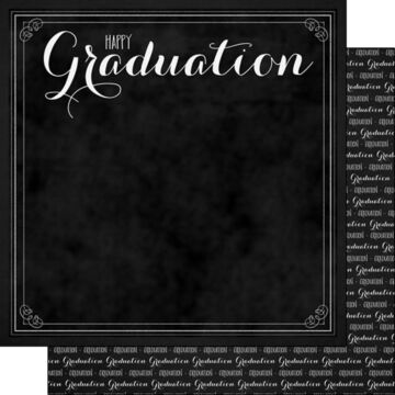 Scrapbook Customs HAPPY GRADUATION DS 12x12 PAPER