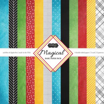 Scrapbook Customs - Magical Basic Paper Pack