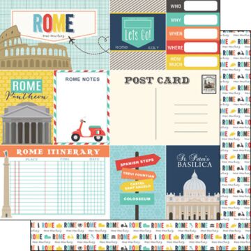 Scrapbook Customs ROME MEMORIES JOURNAL DS 12x12 PAPER