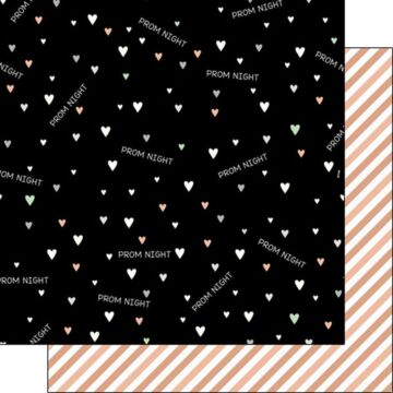 Scrapbook Customs - Double Sided Paper 12 x 12 - Perfect Prom Night