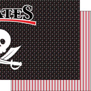 Scrapbook Customs - Pirates - Right DS Paper