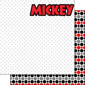Scrapbook Customs - Magical Mouse Boy - Left Paper