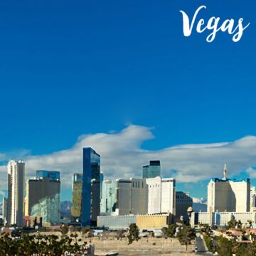 Scrapbook Customs - Single Sided Paper 12 x 12 - Las Vegas Strip - Left Watercolor