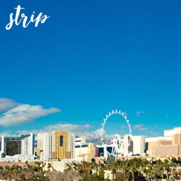 Scrapbook Customs - Single Sided Paper 12 x 12 - Las Vegas Strip - Right Watercolor