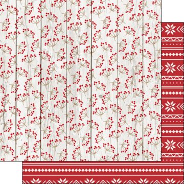 Scrapbook Customs CHRISTMAS PATTERN 5 & 6 DS 12x12 PAPER
