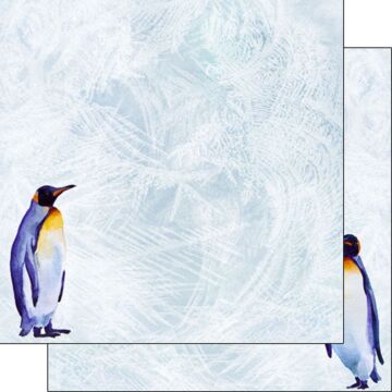 Preorder Scrapbook Customs Penguin Safari Paper