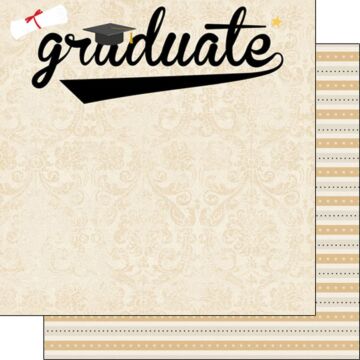 Graduation Swish DS Double-Sided Paper 12 x 12