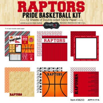 Scrapbook Customs - Raptors Pride Basketball Kit Paper