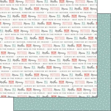 Scrapbook Customs - Double Sided Paper 12 x 12 - Mom DS Pride
