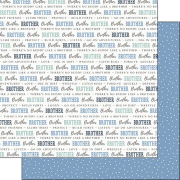 Scrapbook Customs - Double Sided Paper 12 x 12 - Family DS Pride