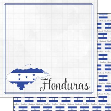 Scrapbook Customs Honduras Adventure Border Paper Double-Sided Paper 12 x 12