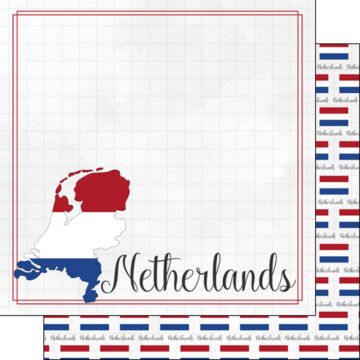 Preorder Scrapbook Customs Netherlands Adventure Border Paper