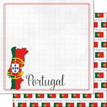 Preorder Scrapbook Customs Portugal Adventure Border Paper