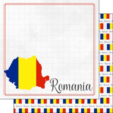 Scrapbook Customs - Romania Adventure Border Paper