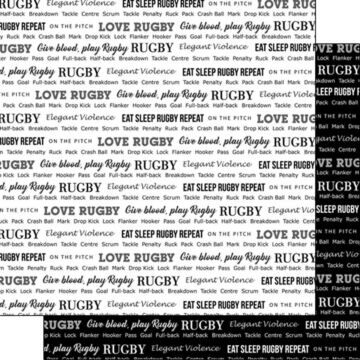 Scrapbook Customs - Rugby Pride 2 - Double-Sided Paper 12 x 12