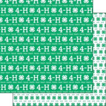 Scrapbook Customs - Double Sided Paper 12 x 12 - 4-H Pride