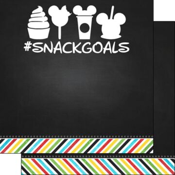 Scrapbook Customs - Magical Snack Goals Paper