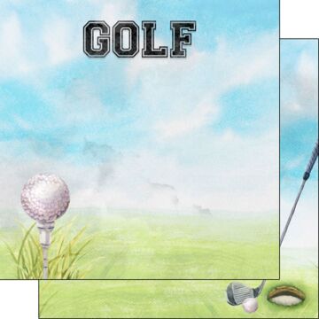Preorder Scrapbook Customs Golf Watercolor Paper