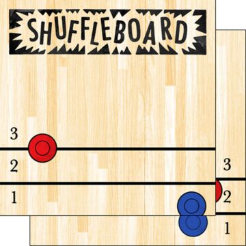 Scrapbook Customs Shuffleboard Watercolor Paper 12x12