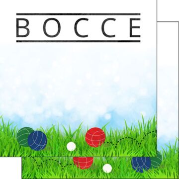 Scrapbook Customs Bocce Ball Watercolor Paper 12x12