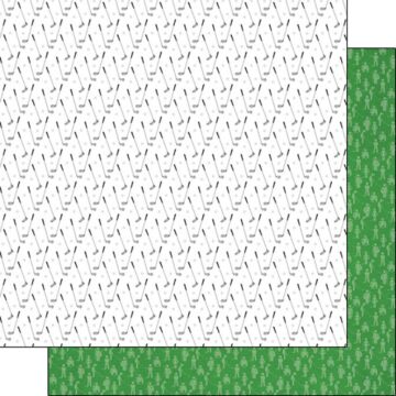 Scrapbook Customs - Double Sided Paper 12 x 12 - Golf Addict 3