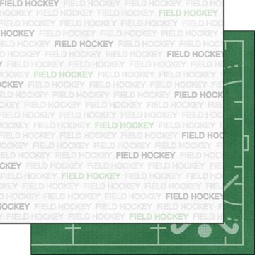 Field Hockey Addict 1 (Double-Sided Paper 12 x 12)