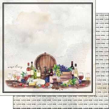 Preorder Scrapbook Customs Wine, I Love Paper