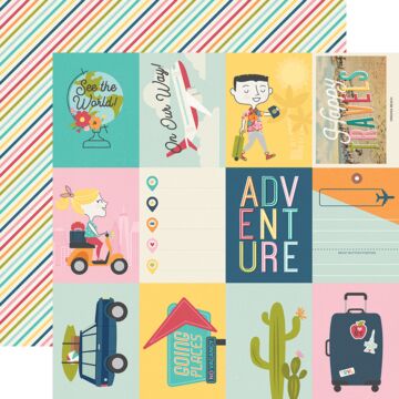 Simple Stories - Going Places Double-Sided Paper - 3x4 Elements