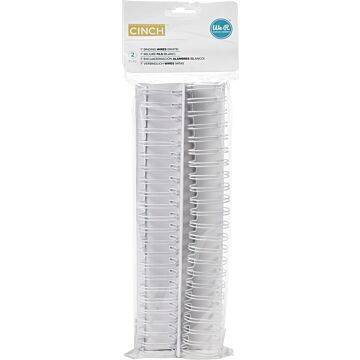 Cinch Wires 1" 2/Pkg-White