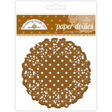 Doodlebug Design - Polka Dot Paper Doilies - Bon Bon