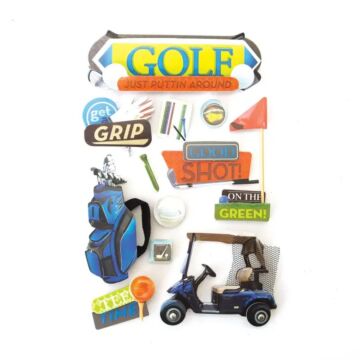 Paper House Golf Dimensional Sticker
