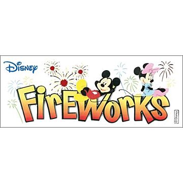 EK Success Mickey Fireworks dimensional Disney title sticker 6.5 x 2.5