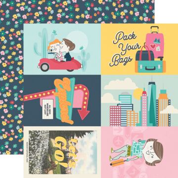 Simple Stories - Going Places Double-Sided Paper - 4x6 Elements