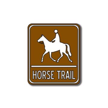 Scrapbook Customs - Horse Trail Sign Laser