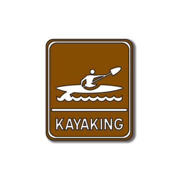 Scrapbook Customs - Kayaking Sign Laser Die Cut