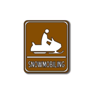 Scrapbook Customs Snowmobiling Sign Laser