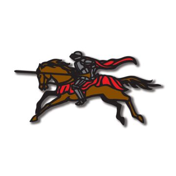 Scrapbook Customs - Charger (Knight #2) Laser-White Horse