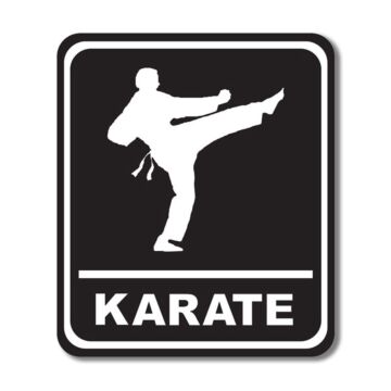 Scrapbook Customs Karate Sign Laser