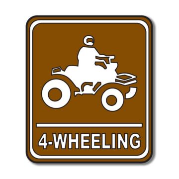 Scrapbook Customs - 4 Wheeling Sign Laser