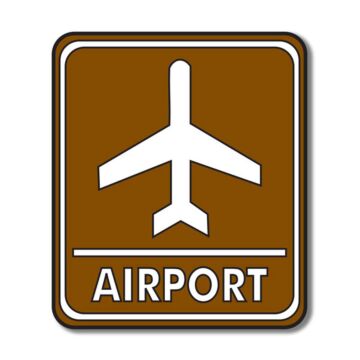 Scrapbook Customs - Airport Sign Laser